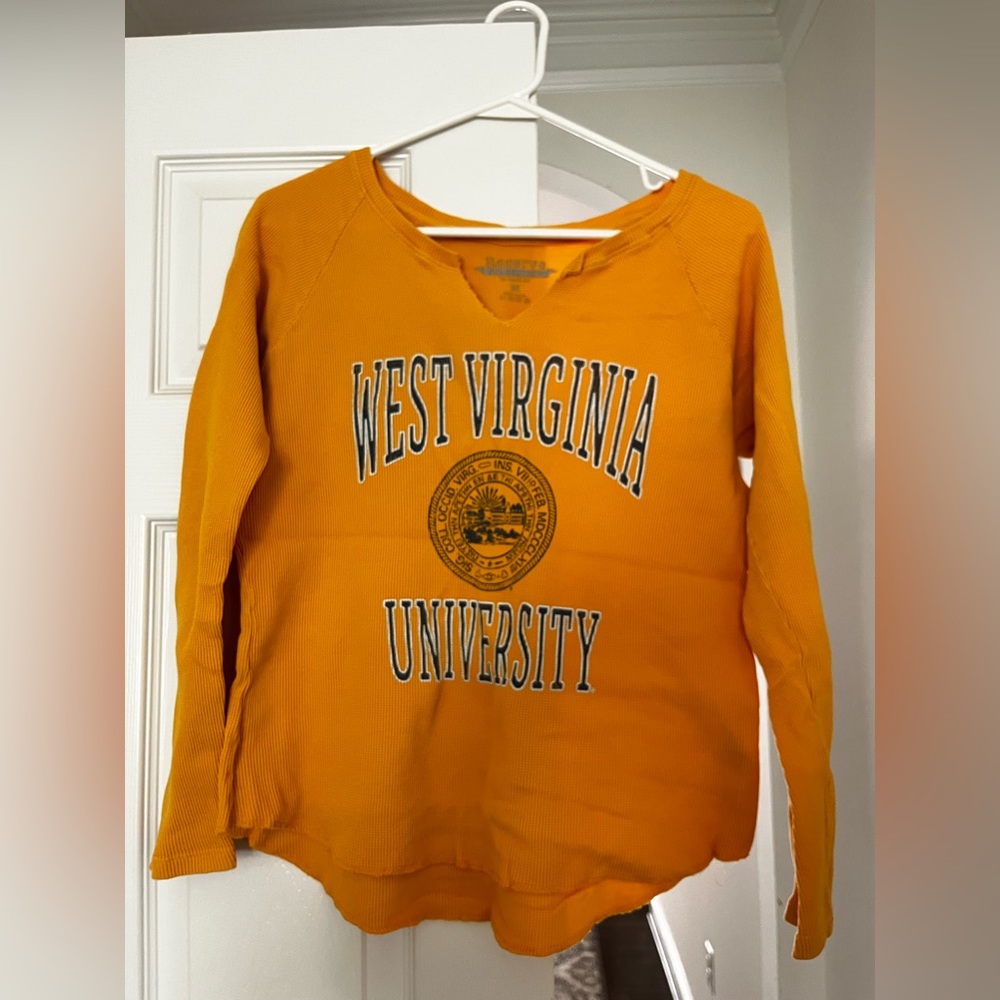 WVU waffle long sleeve